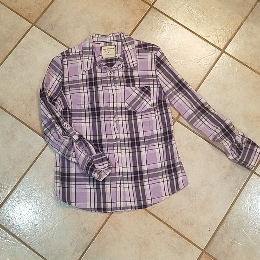 Plaid button down